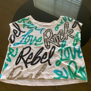 Jusitce Graphic Shirt Size 12